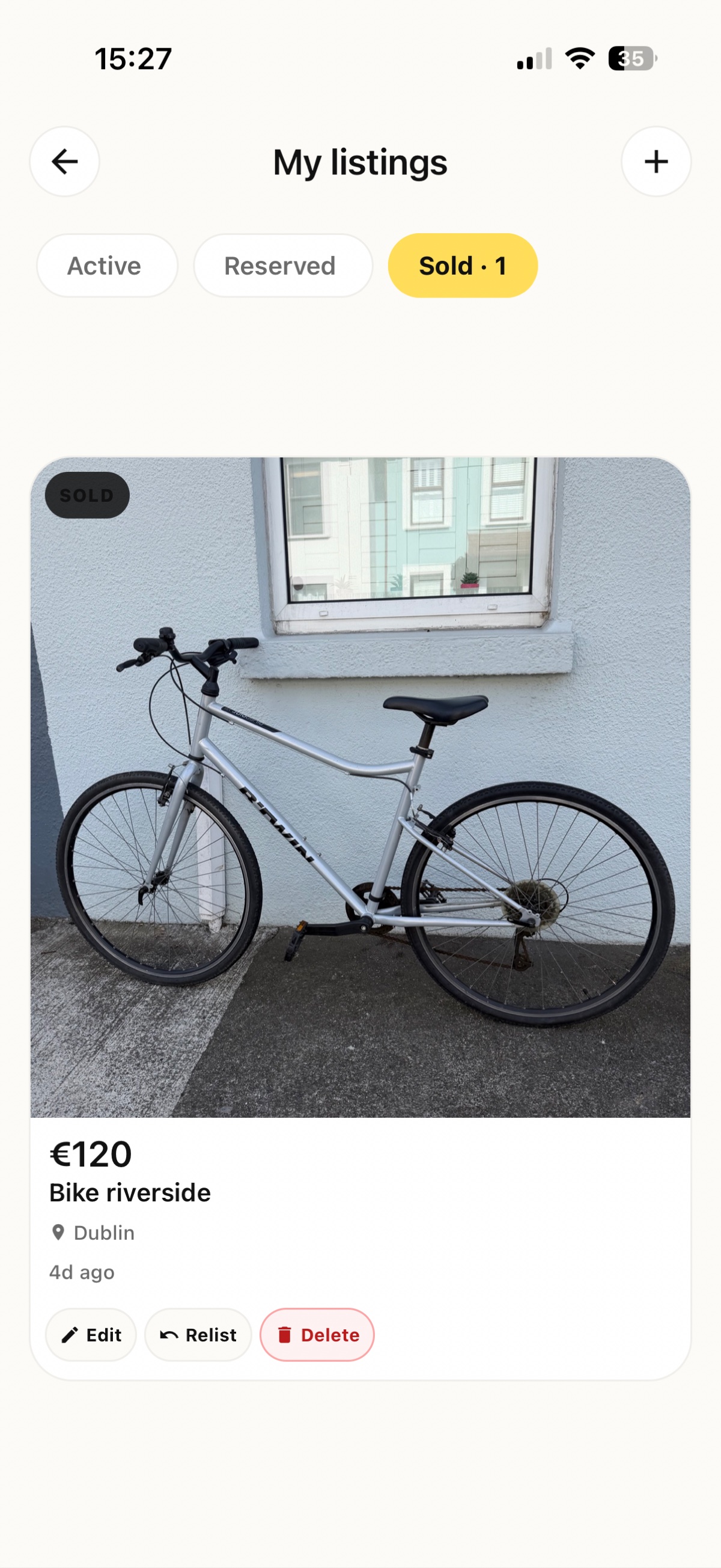 Riverside bike