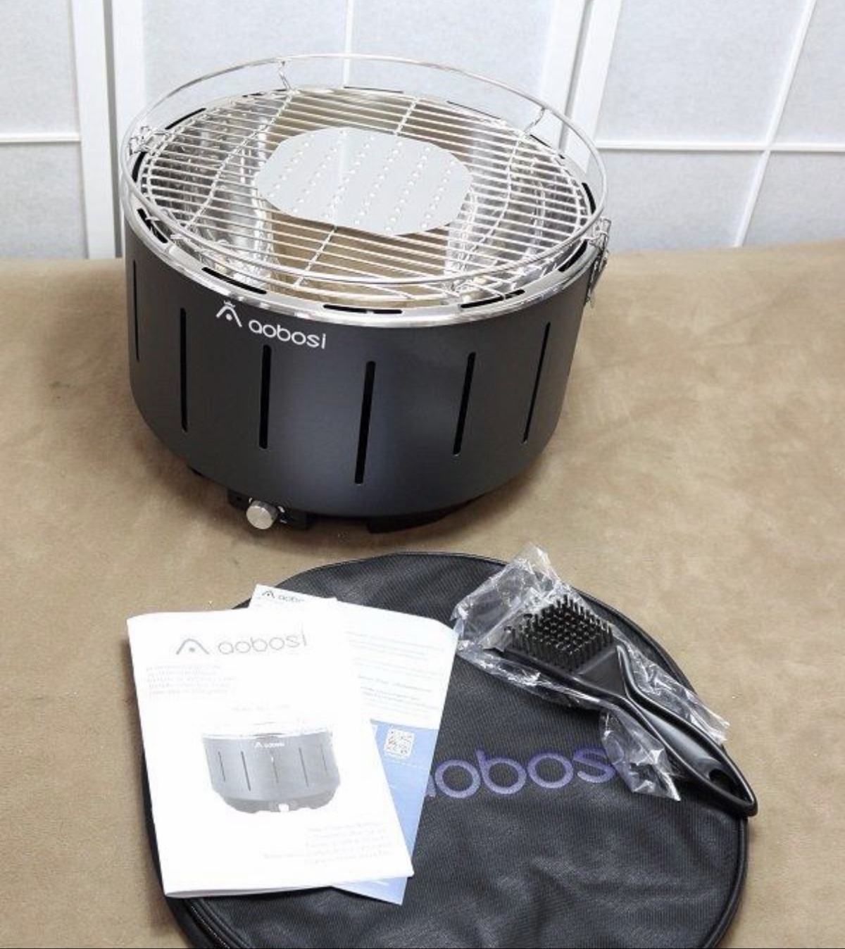 Aobosi Smokeless Charcoal BBQ Grill