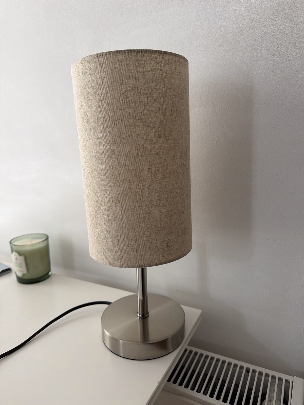 Touch Control Bedside Table Lamp – Beige
