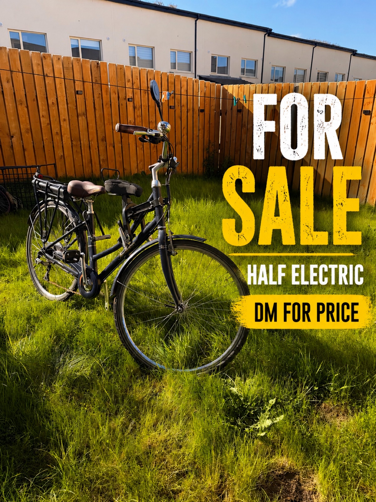 half electric bicycle