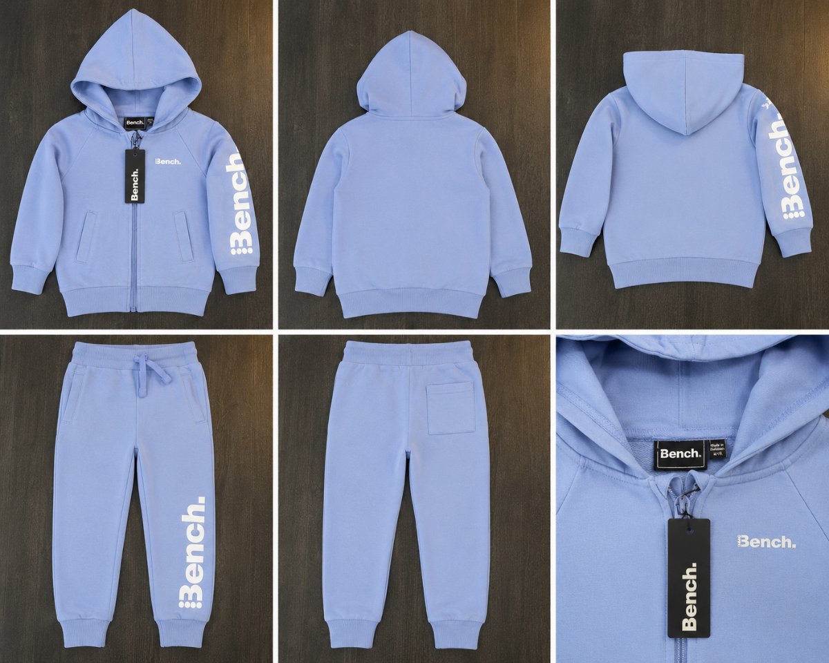 BENCH Boys  2-Piece Tracksuit Set Zip Hoodie+Joggers 18 months+  Choose Colour