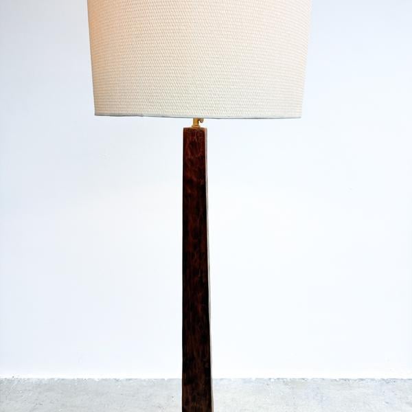 Mid-century floor lamp, brass