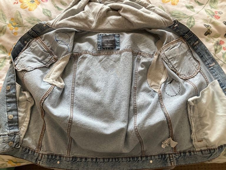 Vintage denim jacket, women's medium