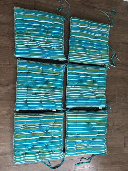 Cushion covers, set of 4, mustard