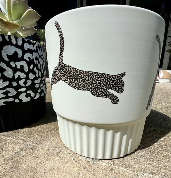 Terracotta plant pots, set of 10